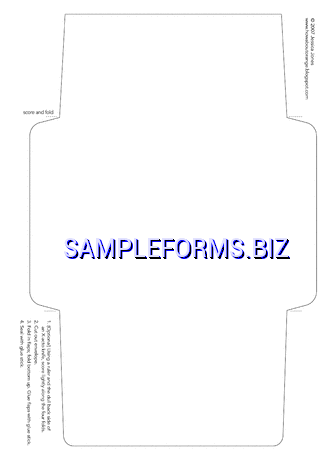 Envelope Template 1